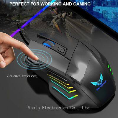 Nice Quality Most Comfortable Optical Overdrive Professional pc Quiet Gaming Mouse photo-4