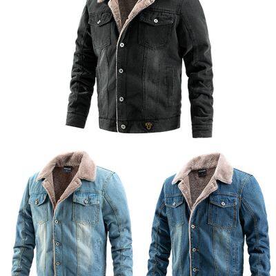 Winter Classic Casual Sport Plus Size Fleece Jacket Men's Jackets photo-2