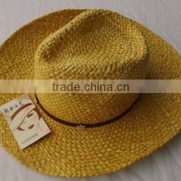 fashion wholesale straw cowboy hats cheap design