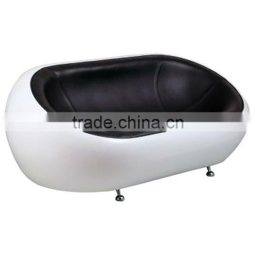 Fiberglass Scoop Loveseat-Modern Mid-century Designer Producing Factory in China