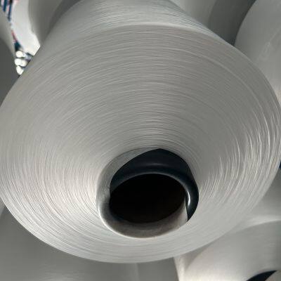100% Polyester Yarn DTY75D/72F/2 SD SIM LIM Bleach White With Low FOB Price Offer photo-2