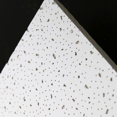 Moisture Proof Rh90 Acoustic Mineral Wool Panel 600x600mm Office Building Use