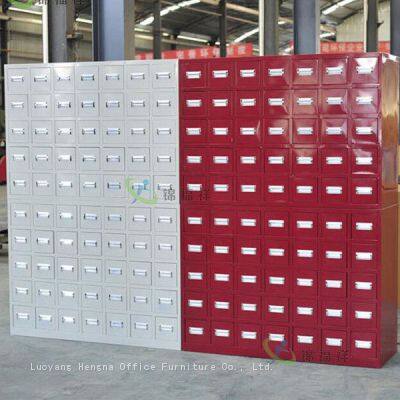 Antique Chinese Industrial Steel Cabinet | Multi-Drawer Herbal Storage for TCM Clinics & Collectors