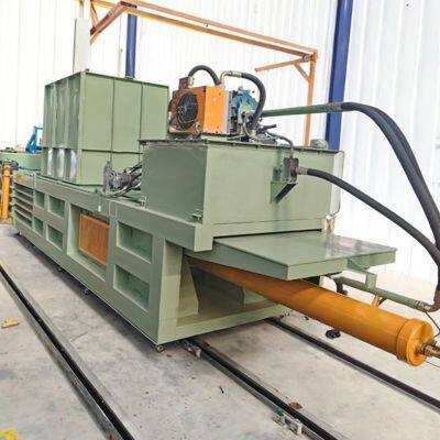 Automatic Horizontal Hydraulic Waste Paper Carton Baling Machine for Waste Paper/Cardboard with Belt & Bottle Packaging