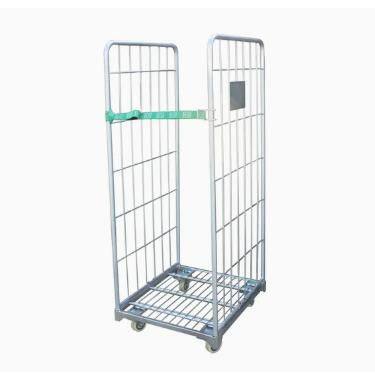 Warehouse Galvanized Wire Roller Cart Wholesale, Cage Trolley photo-5