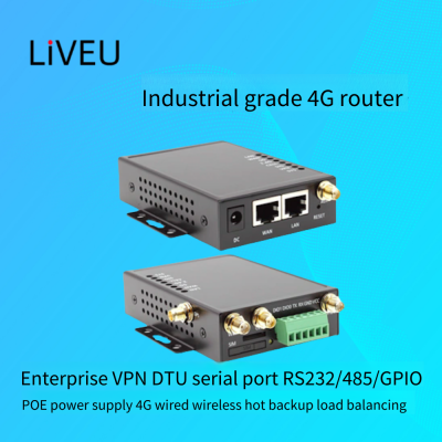 Liveu 4g Sim Card-enabled Industrial Router, Dtu Serial Communication Rs232/485/gpio Data Transmission Terminal, Support Poe Power Supply, Enterprise-level Vpn photo-3