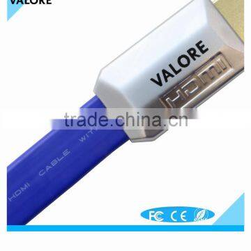 Valore Flat 4K H-DMI Cable 1.8m/3m (V-AV1070) photo-3