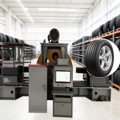 Универсальная машина для тестирования шин. Оценщик производительности различных типов шин для предприятий по производству твердых пневматических грузовых шин
