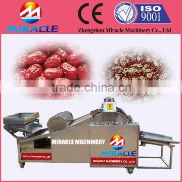 Dates core pitting and dried dates slicing machine from fruit process machines