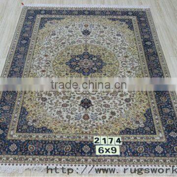 2015 hot selling Natural hand Made 100% pure silk afghan chobi rug