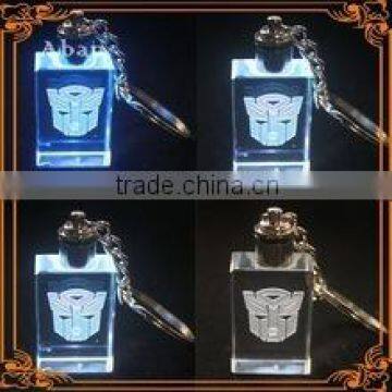 crystal keychain for promotional gift cartoon Transformers