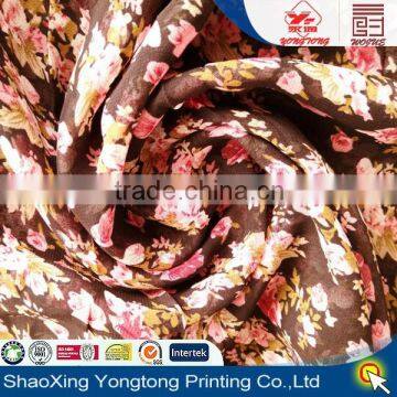 chiffon fabric woven by 100% polyester hot selling pringting