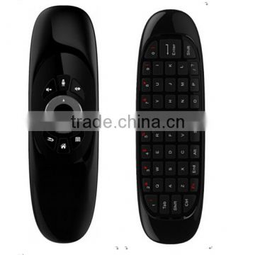 the newest best quality Air Mouse 2.4GHz Wireless Keyboard witt Universal Remote Control with new function Voice Microphones