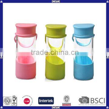 Good Quality Cheap Price Good Quality Customized Shape OEM Fruit Infuser Glass Water Bottle