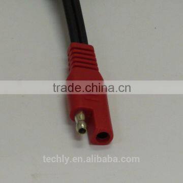 Black /red Twins Wire Two End Molding SAE 4.57plug Male Female Power Cable photo-6