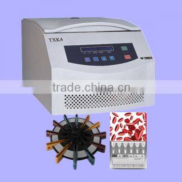 Blood type card medical centrifuge TXK4