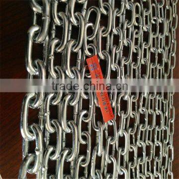 electro galvanized short link chain