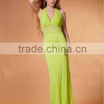 Newest arrival Fashionable sexy hot sales women night long dress fancy Halter Dress llingeries 3382