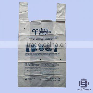 Biodegradable PE Plastic Printed Donation Bag For Clothes