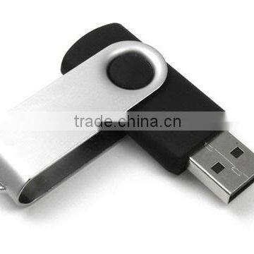 Logo Printed Black USB-Stick Twister Flash Memory USB Gifts