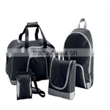 Four pieces travel bag backpack wash bag camera bag set functional travel bag set