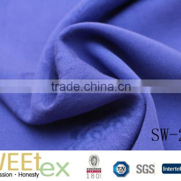 shaoxing textile 100% viscose rayon jacquard dobby challis fabric