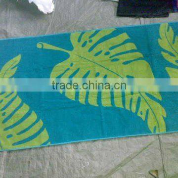 Plain Strip Beach Cotton Towel