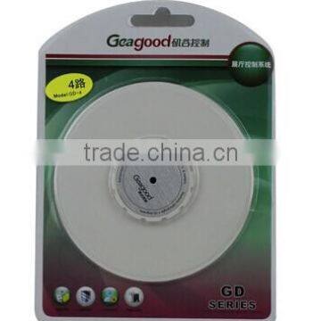 round shape four channels ir remote control switch