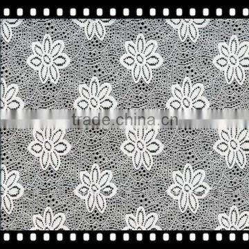 Flower pattern jacquard lace fabric rolls