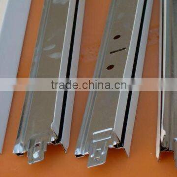 Metal Ceiling T- Ceiling 32x24x0.3mm system Plane Grooved -BAR/T-GRID 32H galvanized steel ceiling t-grid for ceili
