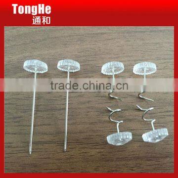 Clear Head Decorative Twist Pin for Furniture Accessories