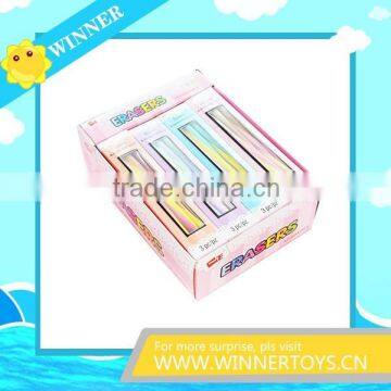 Long strip twisted eraser