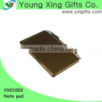 aluminum shell pocket notebook