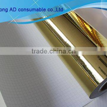 Plastic glossy golden vinyl pvc decorative film film of pvc with high quality