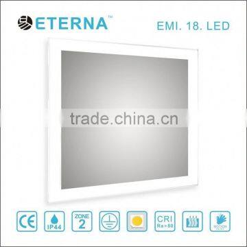 China bathroom accessory UL CE illuminated backlit mirror