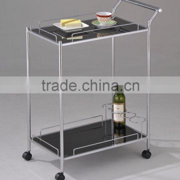 Serving Trolley/ Hotel Glass Serving Trolley