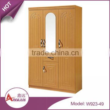 OEM cheap mdf panel wood wardrobe cabinets bedroom drawer closet armoire with mirror                        
                                                Quality Choice