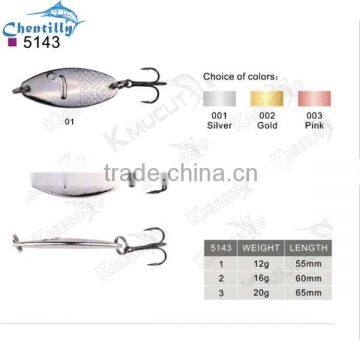 OEM welcome spoon fishing with braided line copper material