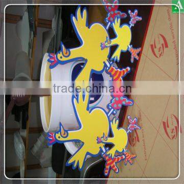 CNC Cutting Chicken Yellow Promotional Display photo-5