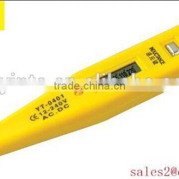 Multi-function LCD display voltage testing pen