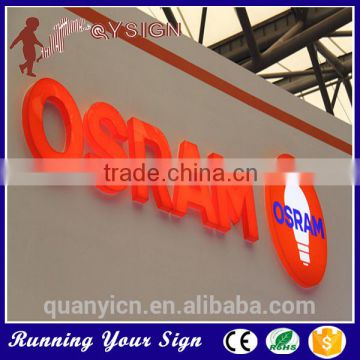 Waterproof Full Light Acrylic LED Sign Letters for Outdoor Use