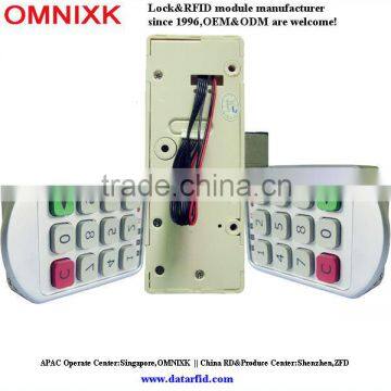 Omnixk for wooden furniture in fitness center durable electronic smart digital cabinet locks