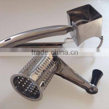 Rotary cheese grater