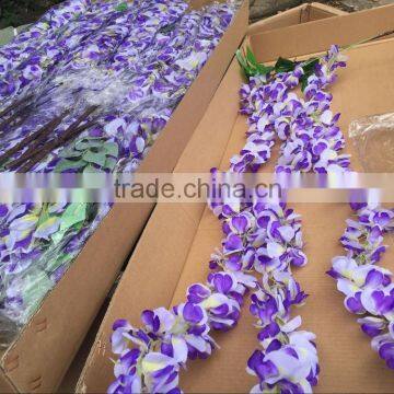 pink, white wisteria,artificial flowers for wedding decorations artificial wisteria