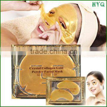 2015 HOT selling products Face Care Crystal Collagen Gold Powder Eye Mask & Facial Mask with OEM serivce