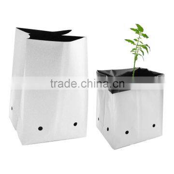 100 micron white and black planting bags