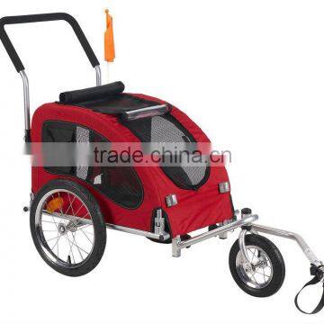 middle foldable bicycle pet trailer / pet product / bicycle pet trailer