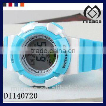 bright mix color lovely digital LCD wristwach for children*lovely children's LCD digital wristwatch