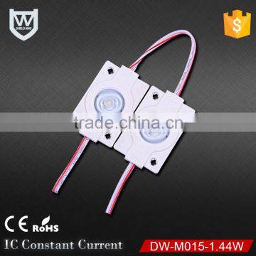 Injection module 2835 smd 1.44 Watt IP67 waterproof with lens high quality low MOQ led module advertising module