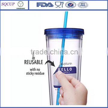 AS Plastic Double Wall Sippy Mug and Promotional Straw Mug photo-5